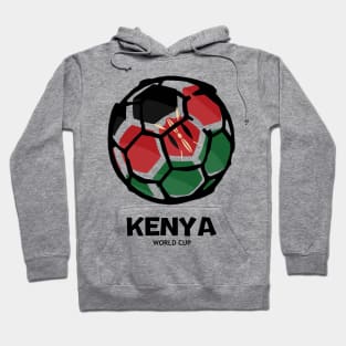 Kenya Football Country Flag Hoodie